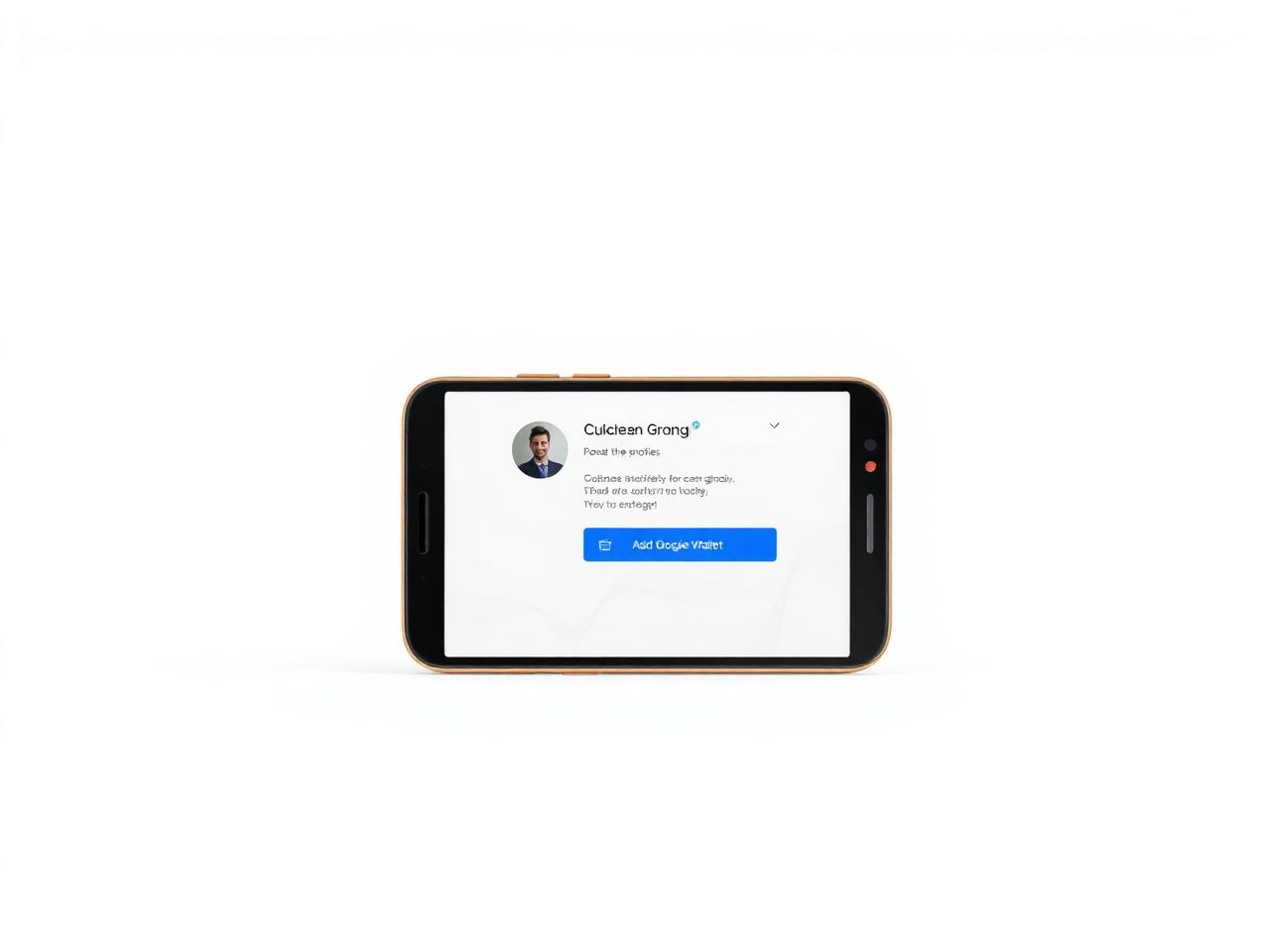 LiftBiz digital business card open in Chrome on Android, with the Add to Google Wallet button visible.