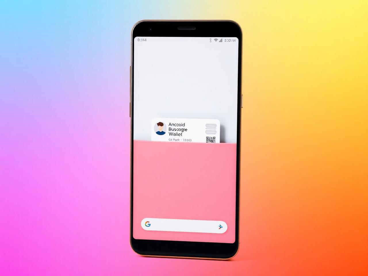 Google Wallet app on Android showing the LiftBiz business card pass saved in the wallet.